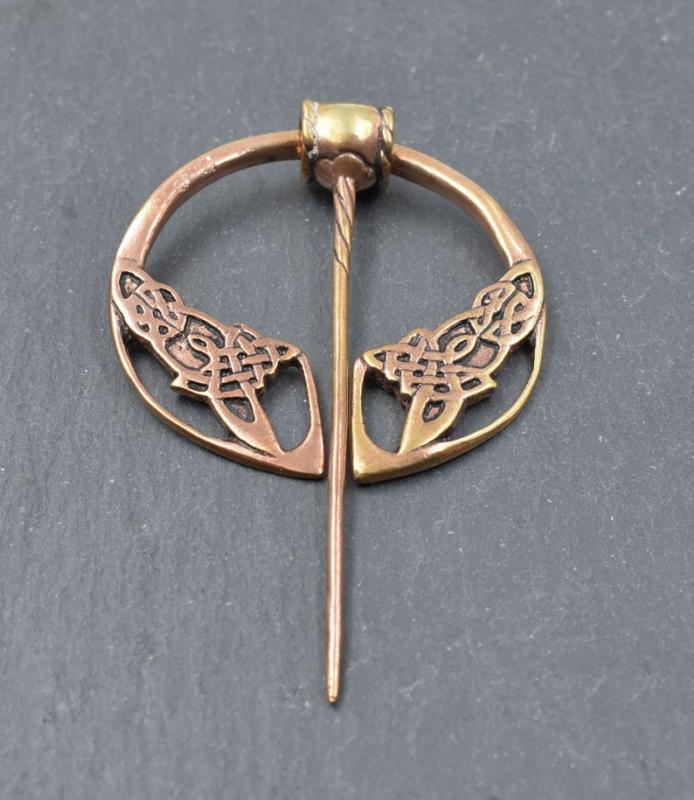 Keltische Omega Fibel aus Bronze